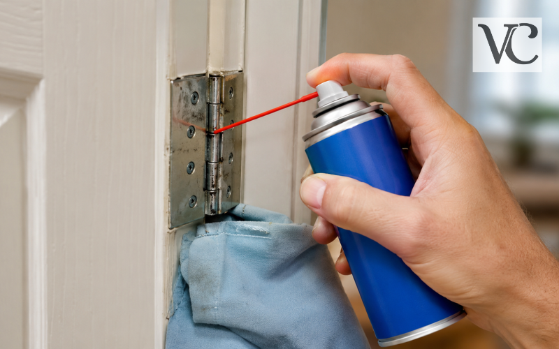 how to fix squeaky door