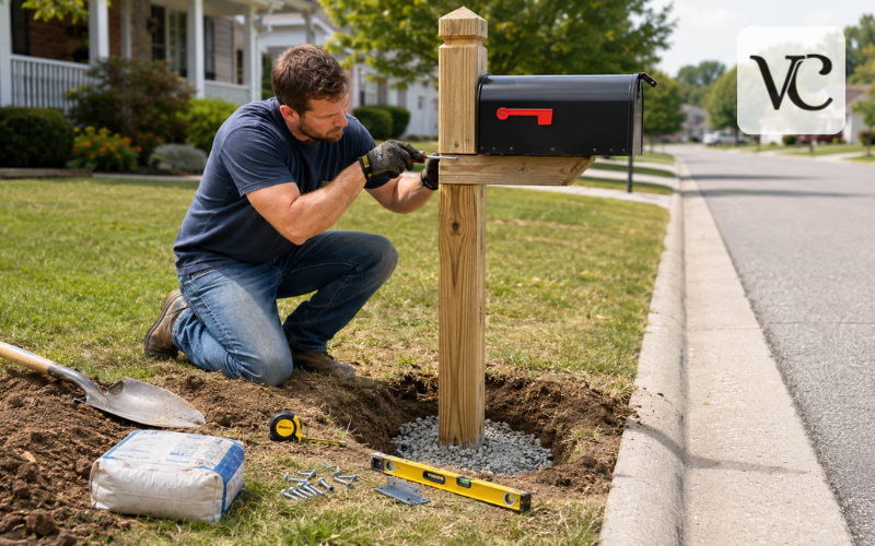 how to install a mailbox