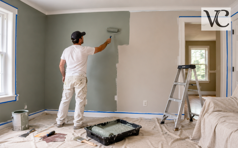 how to paint a room