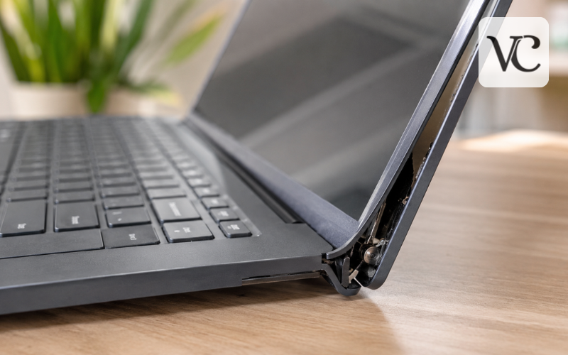 cracked laptop bezel