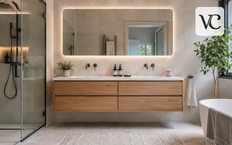 floating bathroom vanity