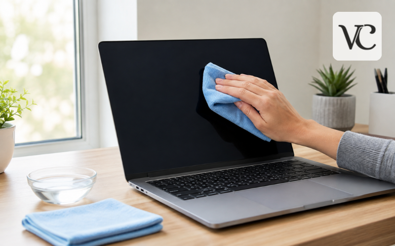 how to clean laptop screen