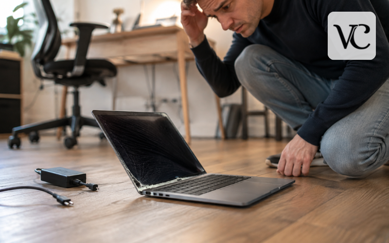 i dropped my laptop