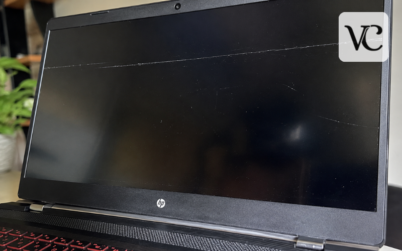 laptop screen scratched