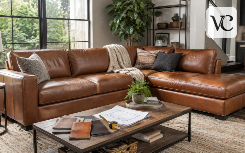 leather sectional