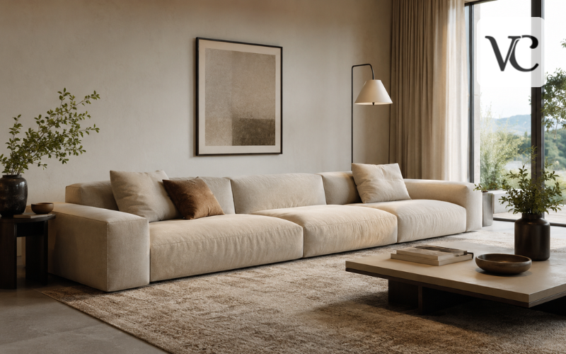 low profile sofa