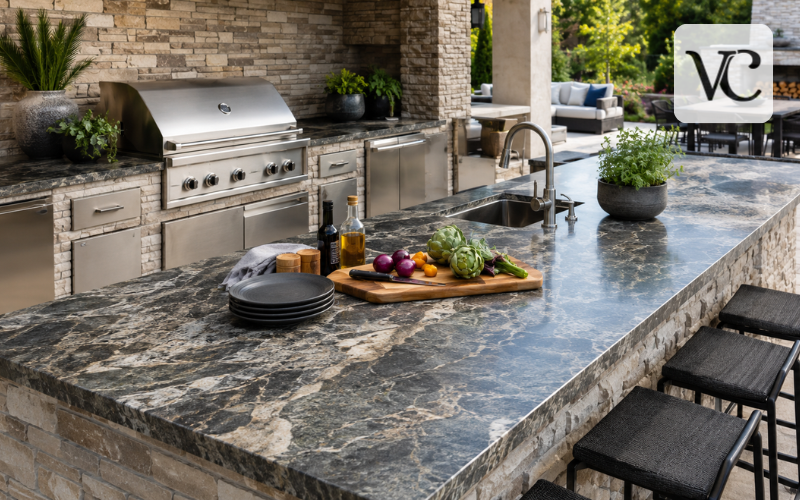 outdoor kitchen countertops