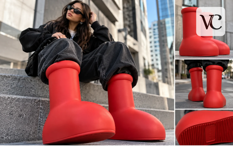 big red boots
