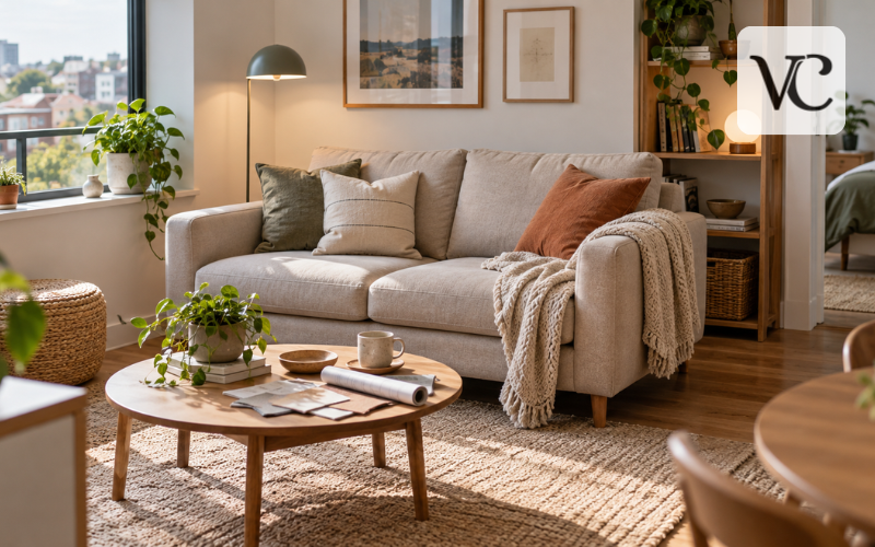 smallish sofa